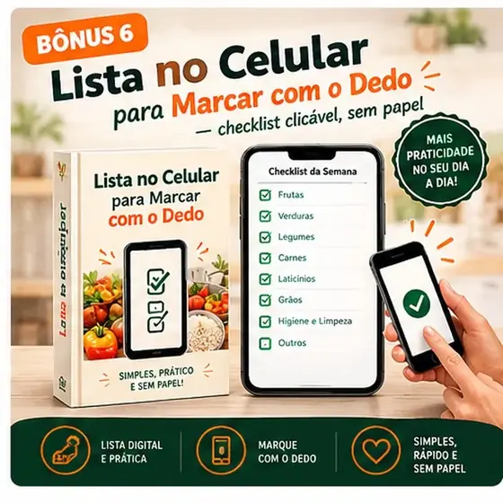 Bônus 6: Lista no Celular para Marcar com o Dedo